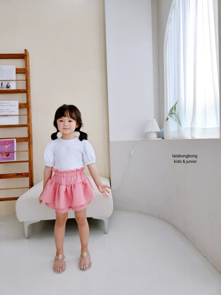 Lalabongbong - Korean Children Fashion - #fashionkids - Heart Tee - 9
