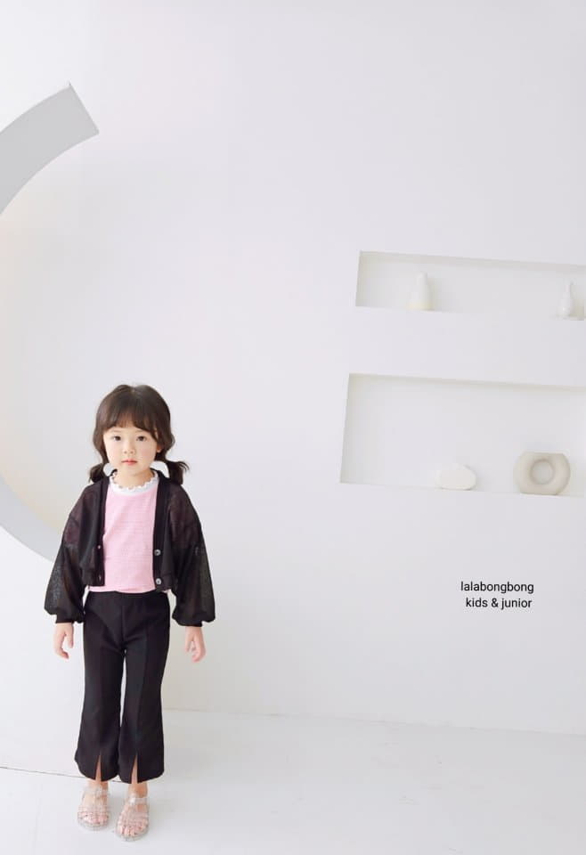 Lalabongbong - Korean Children Fashion - #kidsshorts - Slit Pants - 11