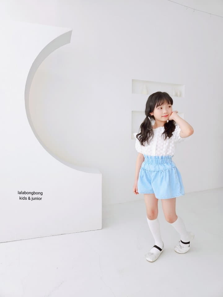 Lalabongbong - Korean Children Fashion - #kidsstore - Embrodiery Blouse