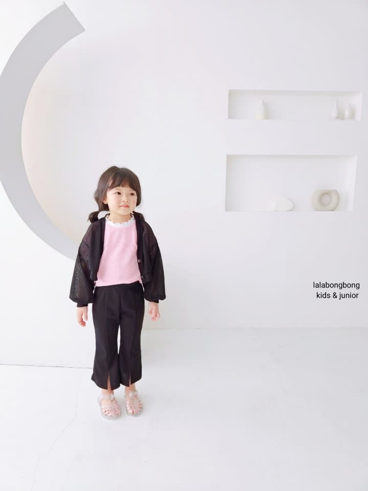 Lalabongbong - Korean Children Fashion - #kidsstore - Slit Pants - 12