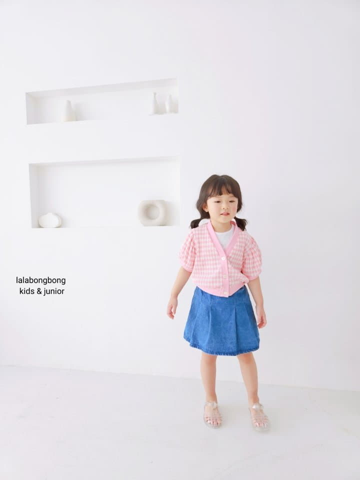 Lalabongbong - Korean Children Fashion - #kidzfashiontrend - Denim Pintuck Shorts - 9