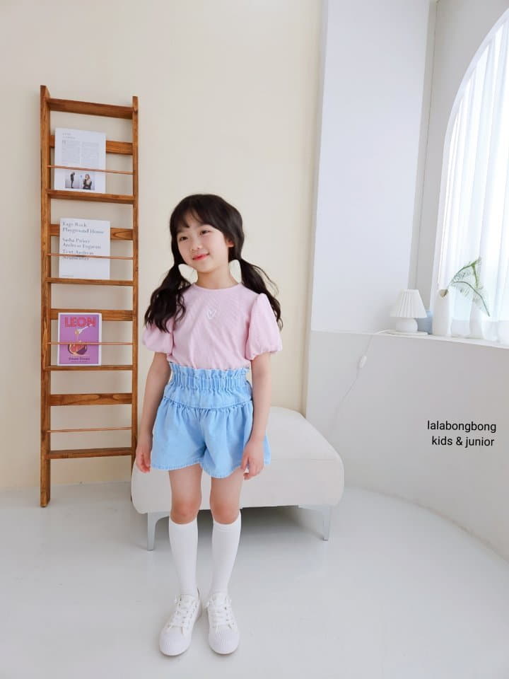 Lalabongbong - Korean Children Fashion - #kidzfashiontrend - Heart Tee - 12