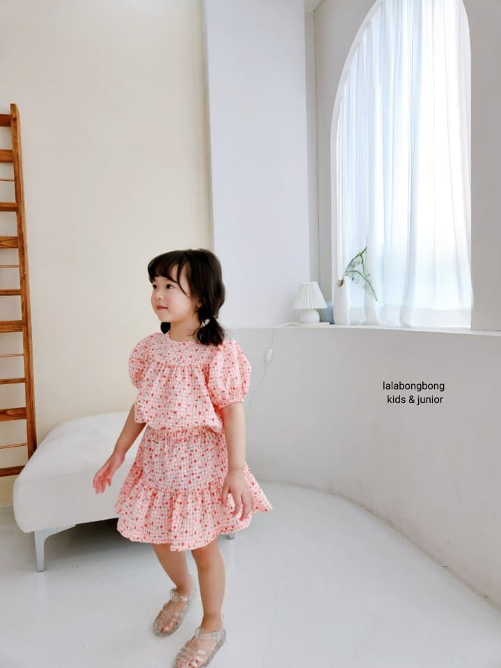 Lalabongbong - Korean Children Fashion - #littlefashionista - Jelly Top Bottom Set - 4