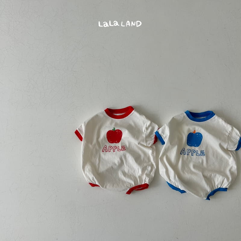 Lalaland - Korean Baby Fashion - #babyboutique - Bebe Apple Bodysuit - 3