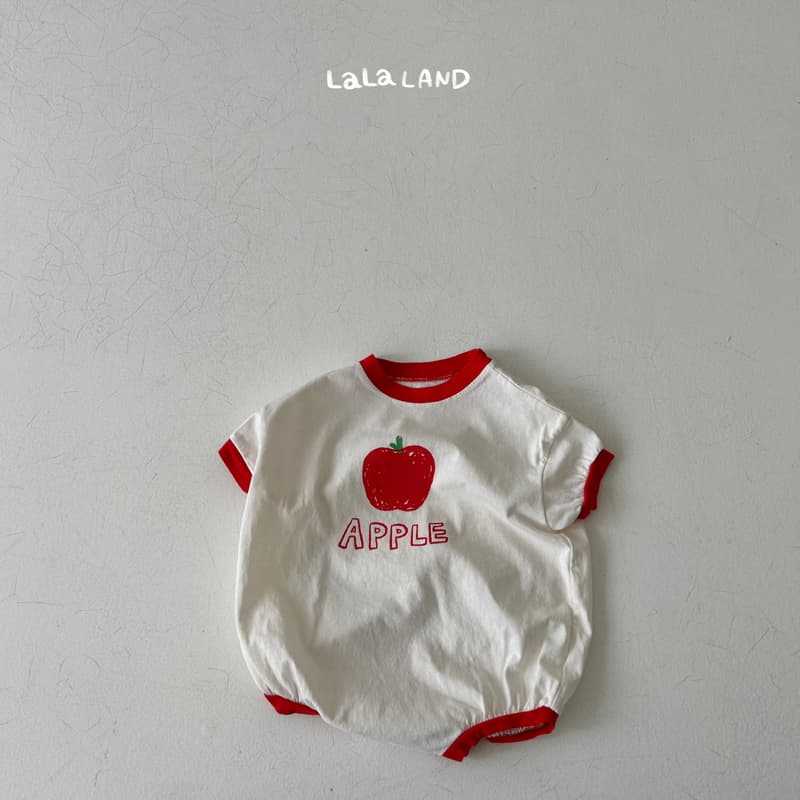 Lalaland - Korean Baby Fashion - #babyclothing - Bebe Apple Bodysuit - 5