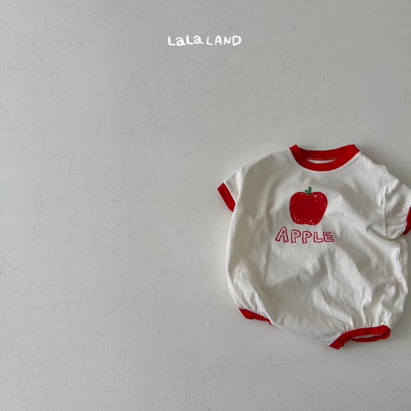 Lalaland - Korean Baby Fashion - #babyfashion - Bebe Apple Bodysuit - 6
