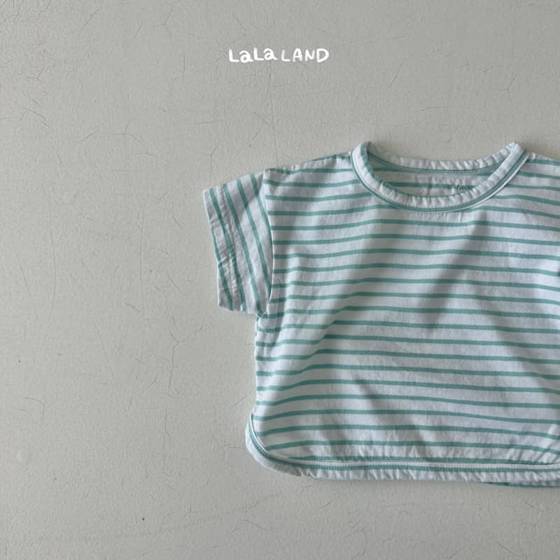 Lalaland - Korean Baby Fashion - #babylifestyle - Bebe Stripes Tee - 6