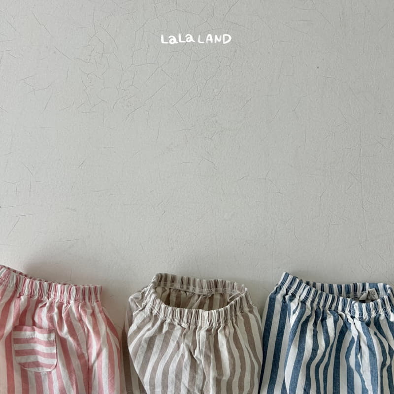 Lalaland - Korean Baby Fashion - #babylifestyle - Bebe Stripes Pants - 2