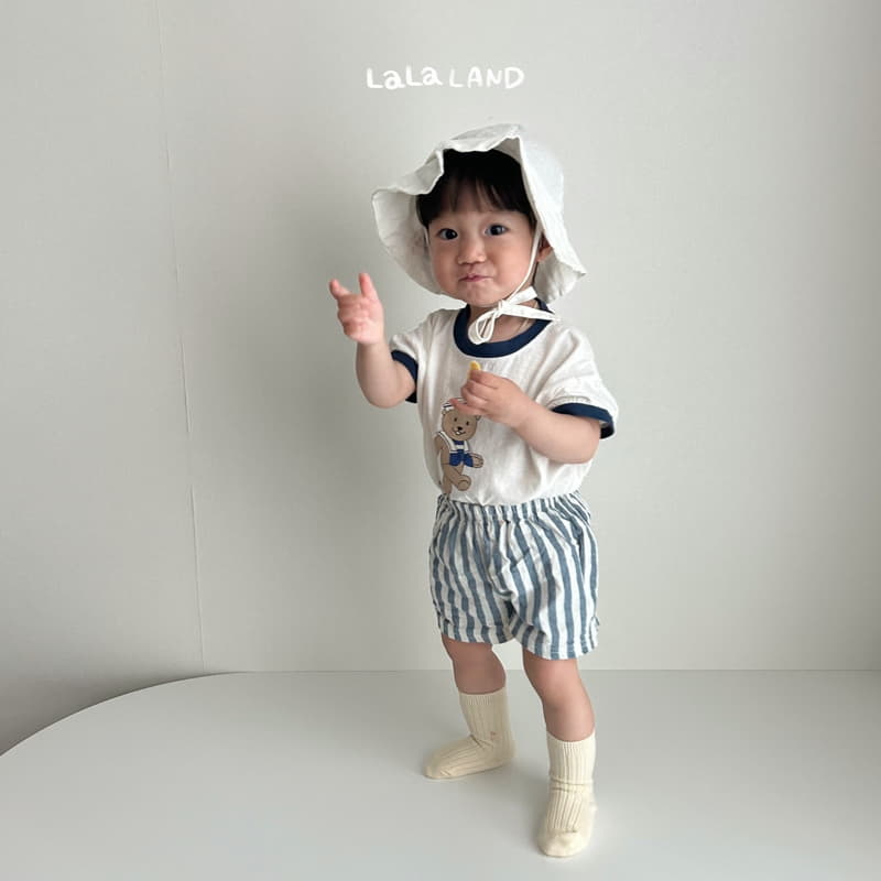 Lalaland - Korean Baby Fashion - #babyootd - Bebe Marine Tee - 12