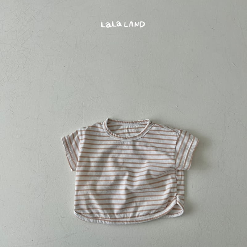 Lalaland - Korean Baby Fashion - #babyootd - Bebe Stripes Tee - 8