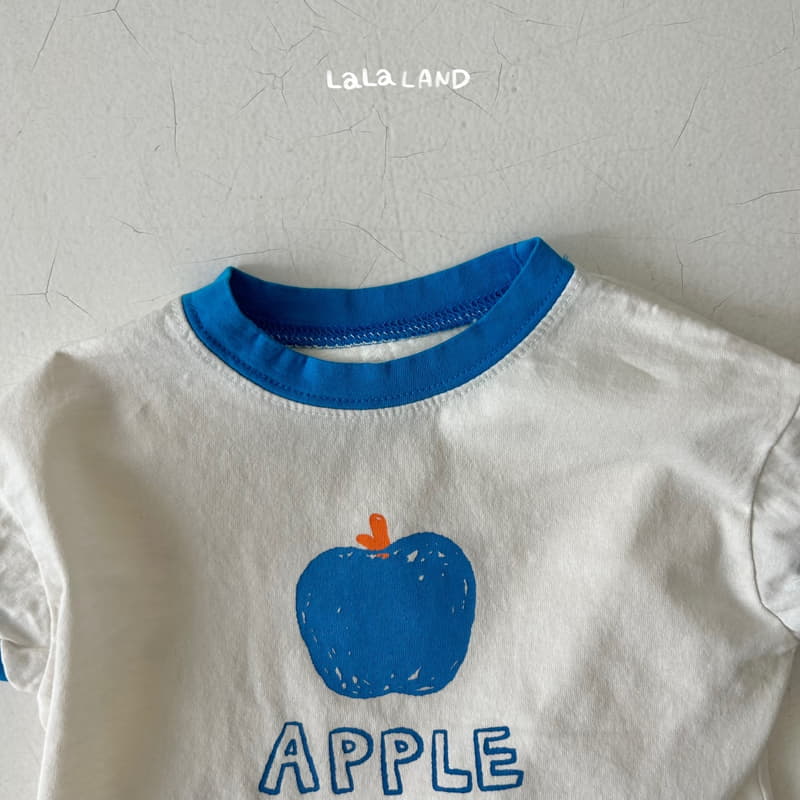 Lalaland - Korean Baby Fashion - #babyootd - Bebe Apple Tee - 6