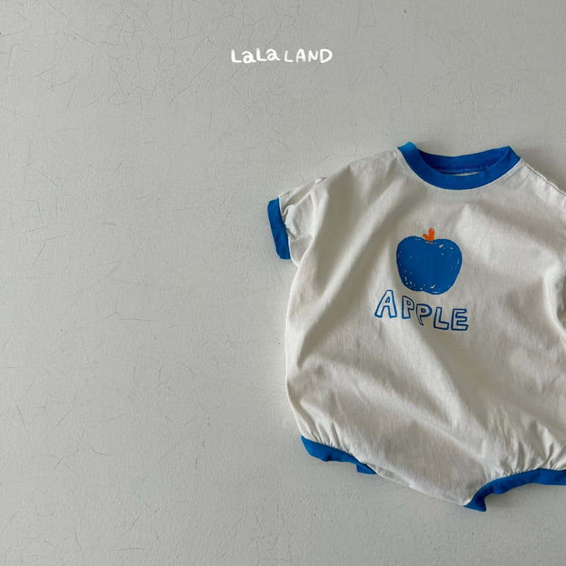 Lalaland - Korean Baby Fashion - #babyootd - Bebe Apple Bodysuit - 11