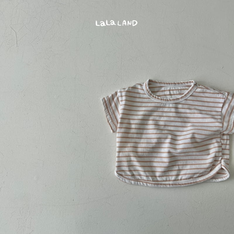 Lalaland - Korean Baby Fashion - #babyoutfit - Bebe Stripes Tee - 9