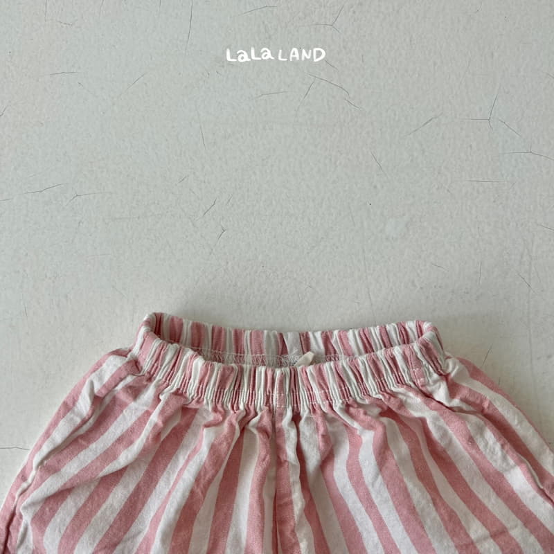 Lalaland - Korean Baby Fashion - #babyoutfit - Bebe Stripes Pants - 6