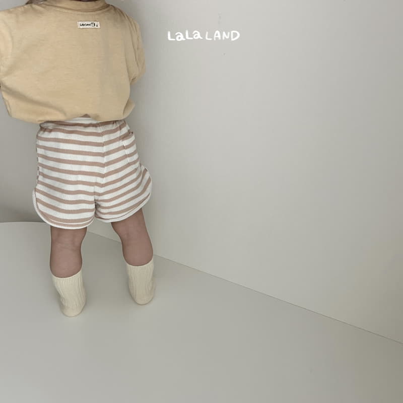 Lalaland - Korean Baby Fashion - #babyoutfit - Bebe Waffle Pants - 5