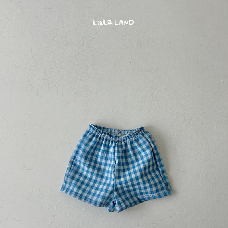 Lalaland - Korean Baby Fashion - #babywear - Bebe Check Shorts - 8