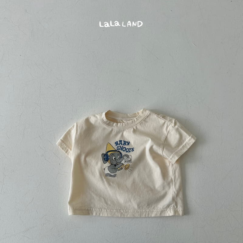 Lalaland - Korean Baby Fashion - #onlinebabyboutique - Bebe Elephant Tee - 3