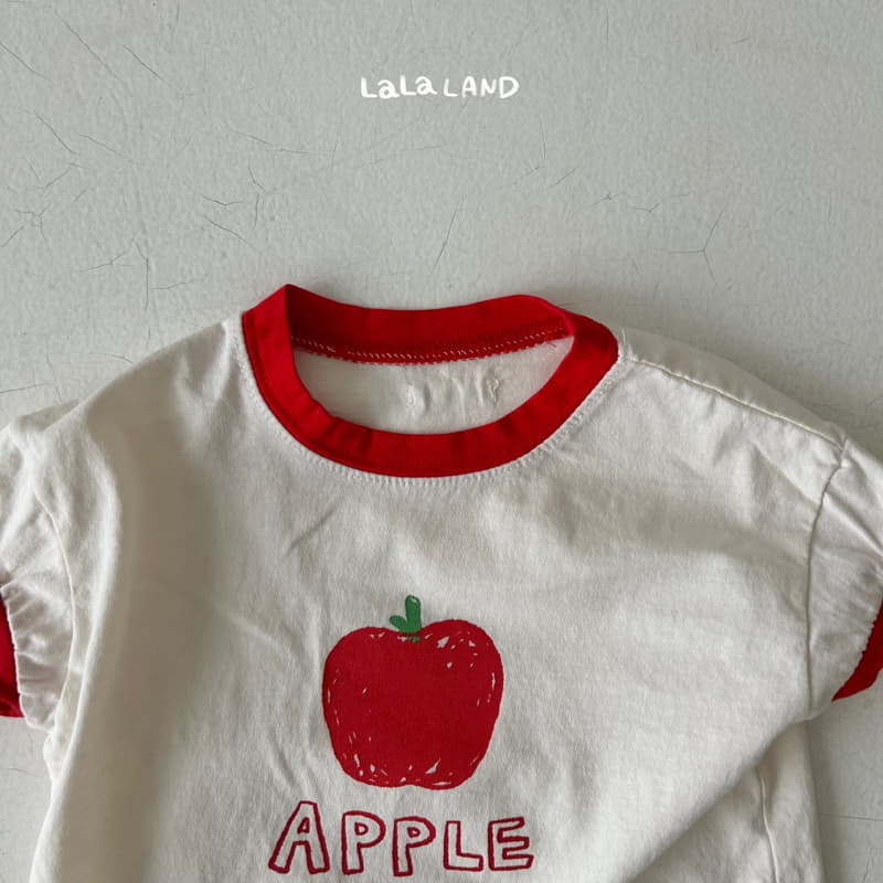 Lalaland - Korean Baby Fashion - #onlinebabyboutique - Bebe Apple Tee - 10