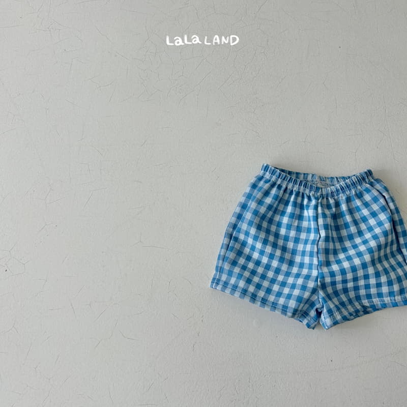 Lalaland - Korean Baby Fashion - #onlinebabyboutique - Bebe Check Shorts - 9