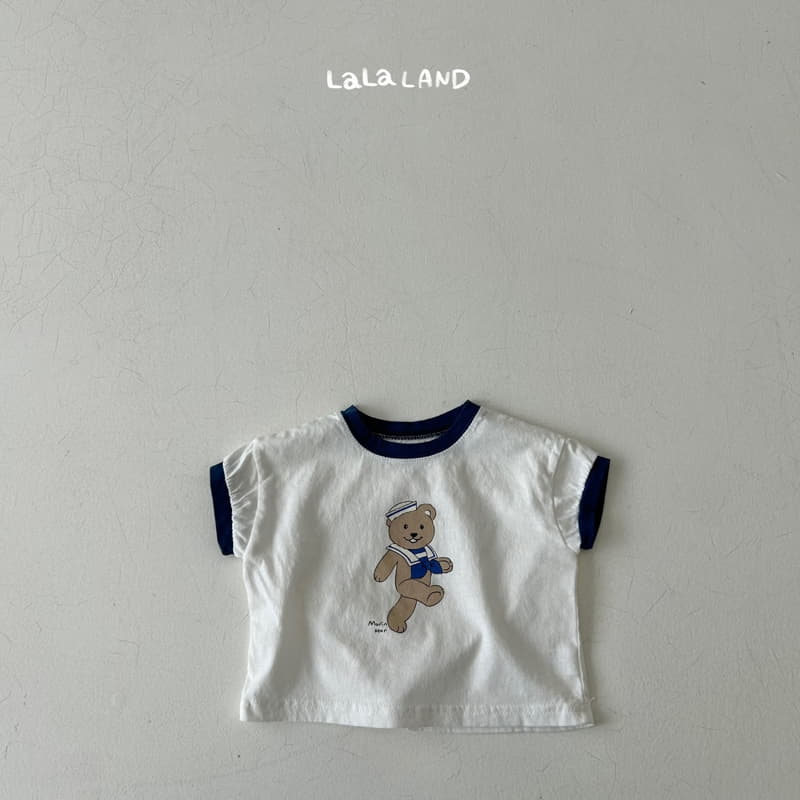 Lalaland - Korean Baby Fashion - #onlinebabyshop - Bebe Marine Tee - 2