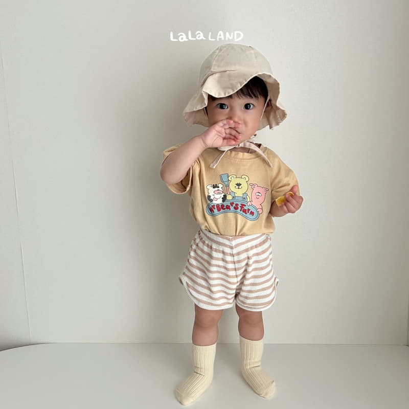 Lalaland - Korean Baby Fashion - #onlinebabyshop - Bebe Waffle Pants - 8