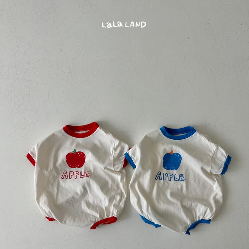 Lalaland - Korean Baby Fashion - #smilingbaby - Bebe Apple Bodysuit - 2