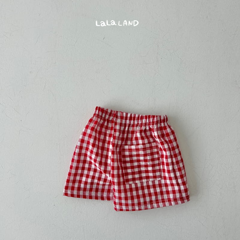 Lalaland - Korean Children Fashion - #designkidswear - Check Shorts - 10