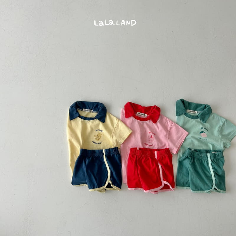 Lalaland - Korean Children Fashion - #designkidswear - Fruit Top Bottom Set