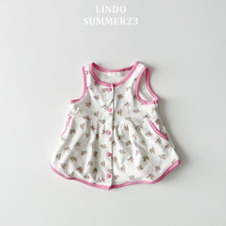 Lindo - Korean Children Fashion - #designkidswear - Terry Piping One-piece - 2