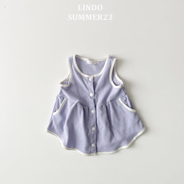 Lindo - Korean Children Fashion - #discoveringself - Terry Piping One-piece - 3