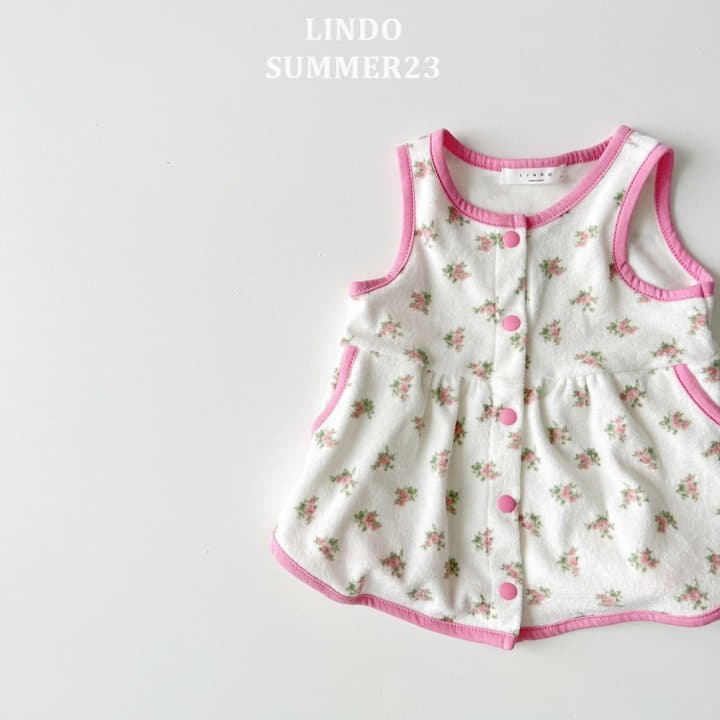 Lindo - Korean Children Fashion - #kidsshorts - Terry Piping One-piece - 5