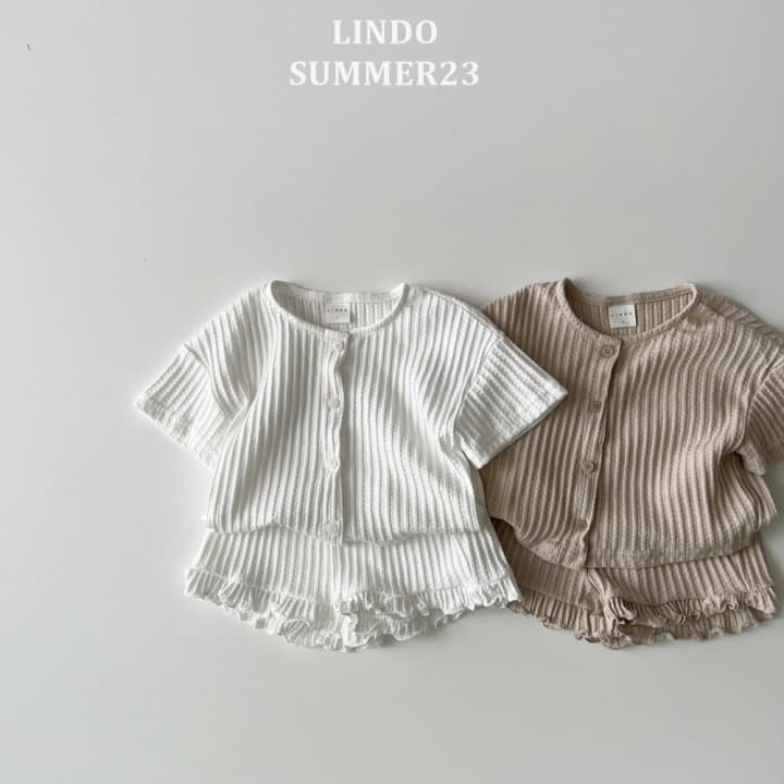 Lindo - Korean Children Fashion - #kidsshorts - Wendy Top Bottom Set - 3