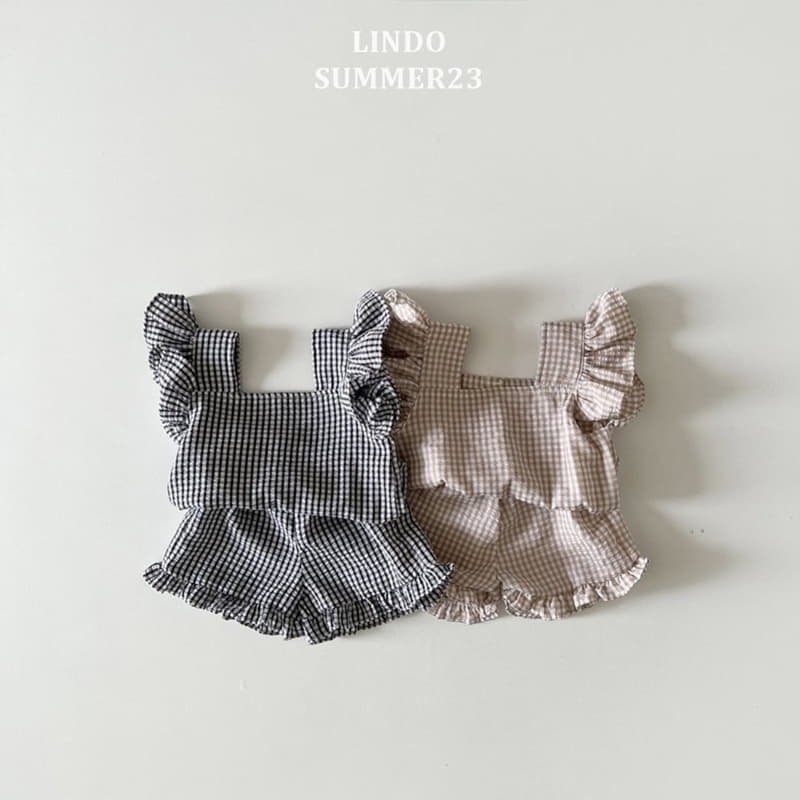 Lindo - Korean Children Fashion - #kidsshorts - Check Frill Shorts - 4