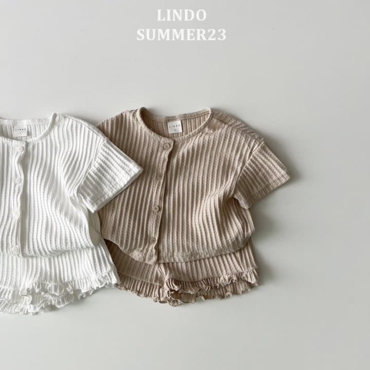 Lindo - Korean Children Fashion - #kidsshorts - Wendy Top Bottom Set - 4