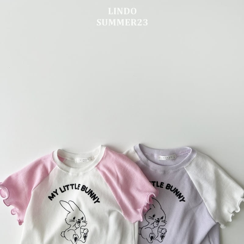 Lindo - Korean Children Fashion - #kidzfashiontrend - My Little Bunny Tee - 2