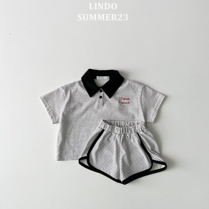 Lindo - Korean Children Fashion - #littlefashionista - Merci Top Bottom Set - 6