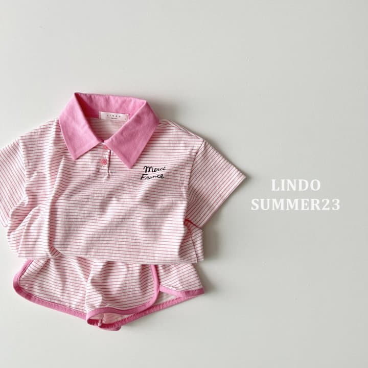Lindo - Korean Children Fashion - #minifashionista - Merci Top Bottom Set - 8