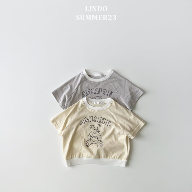 Lindo - Korean Children Fashion - #toddlerclothing - Bear Tee - 4