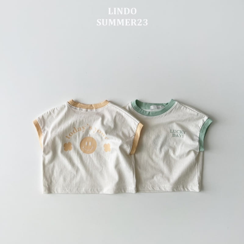 Lindo - Korean Children Fashion - #toddlerclothing - Lucky Smile Tee - 5