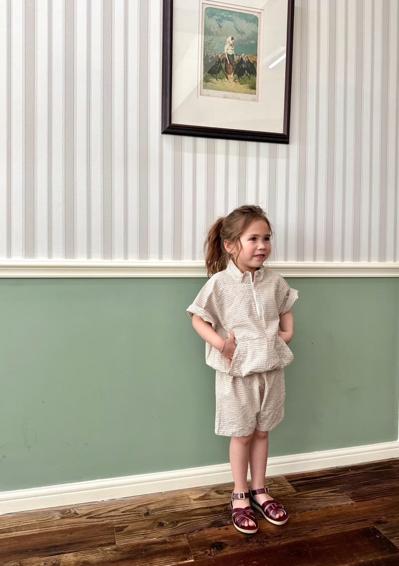 Little Colli - Korean Children Fashion - #designkidswear - Saquare Aorak Top Bottom Set - 8