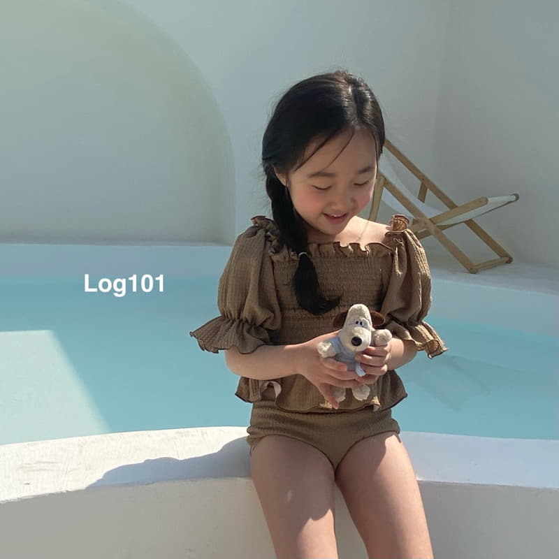Log101 - Korean Children Fashion - #discoveringself - Log Smocked Two-piece - 3