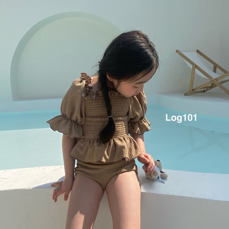Log101 - Korean Children Fashion - #discoveringself - Log Smocked Two-piece - 4