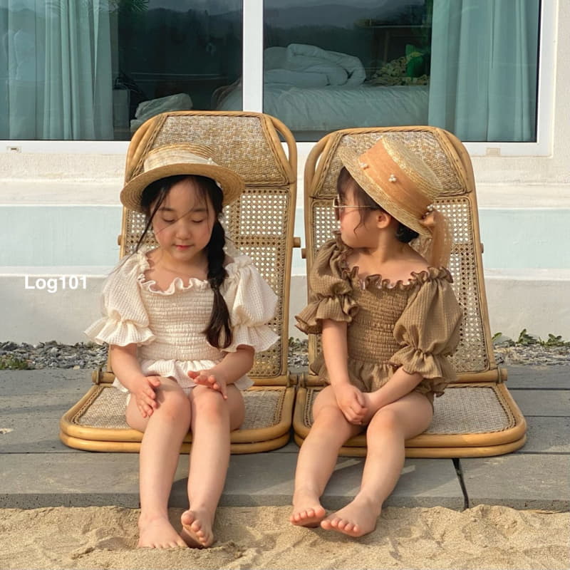 Log101 - Korean Children Fashion - #minifashionista - Log Smocked Two-piece - 11