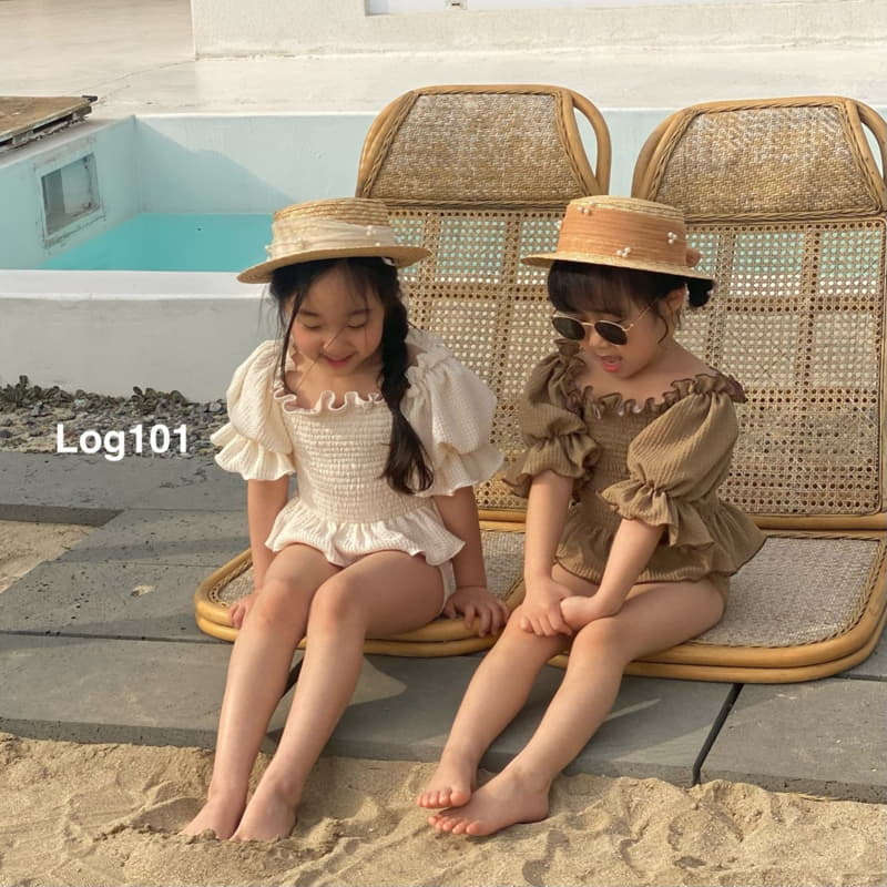 Log101 - Korean Children Fashion - #prettylittlegirls - Log Smocked Two-piece - 12