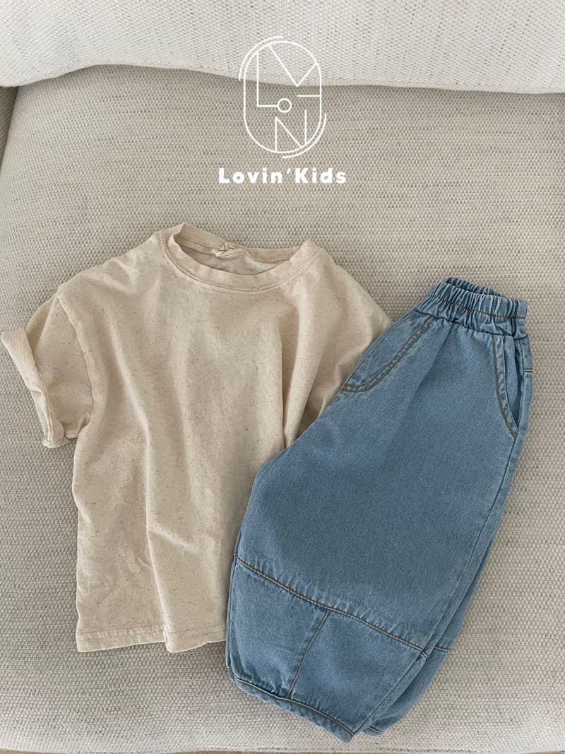 Lovin - Korean Children Fashion - #childofig - Linen Basic Tee - 2