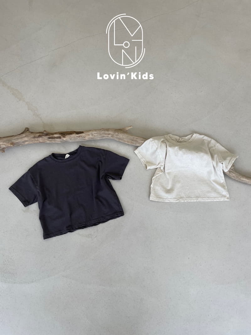 Lovin - Korean Children Fashion - #kidsshorts - Linen Basic Tee - 7