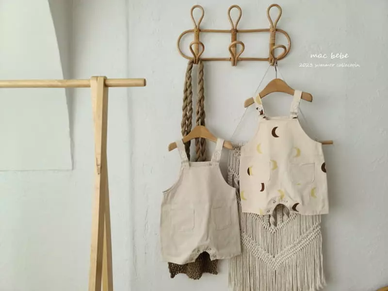Mac - Korean Baby Fashion - #babyboutique - Dungarees Bodysuit - 8