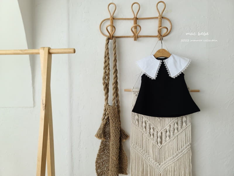 Mac - Korean Baby Fashion - #babyboutique - V Collar One-piece - 5