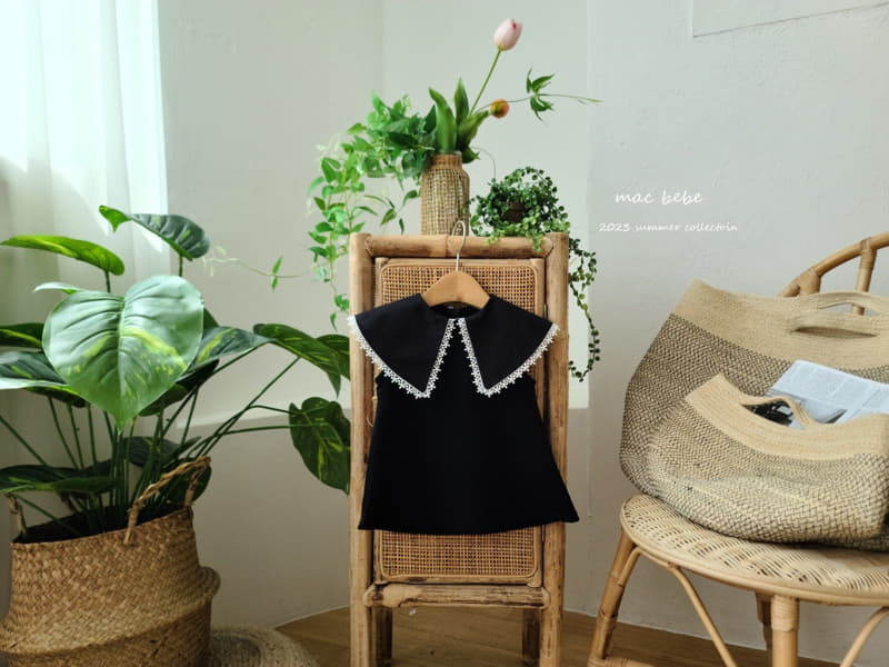 Mac - Korean Baby Fashion - #babyboutique - V Collar One-piece - 6