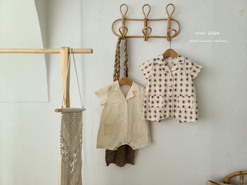 Mac - Korean Baby Fashion - #babyboutiqueclothing - Collar Jumpsuit - 9